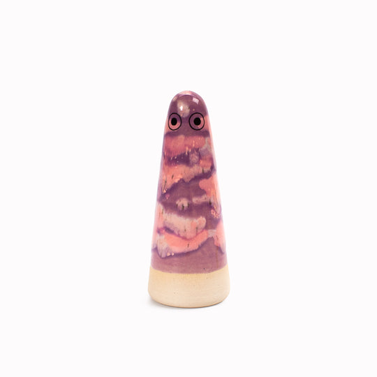 Ghost | Ceramic Figurine | Purple Hues