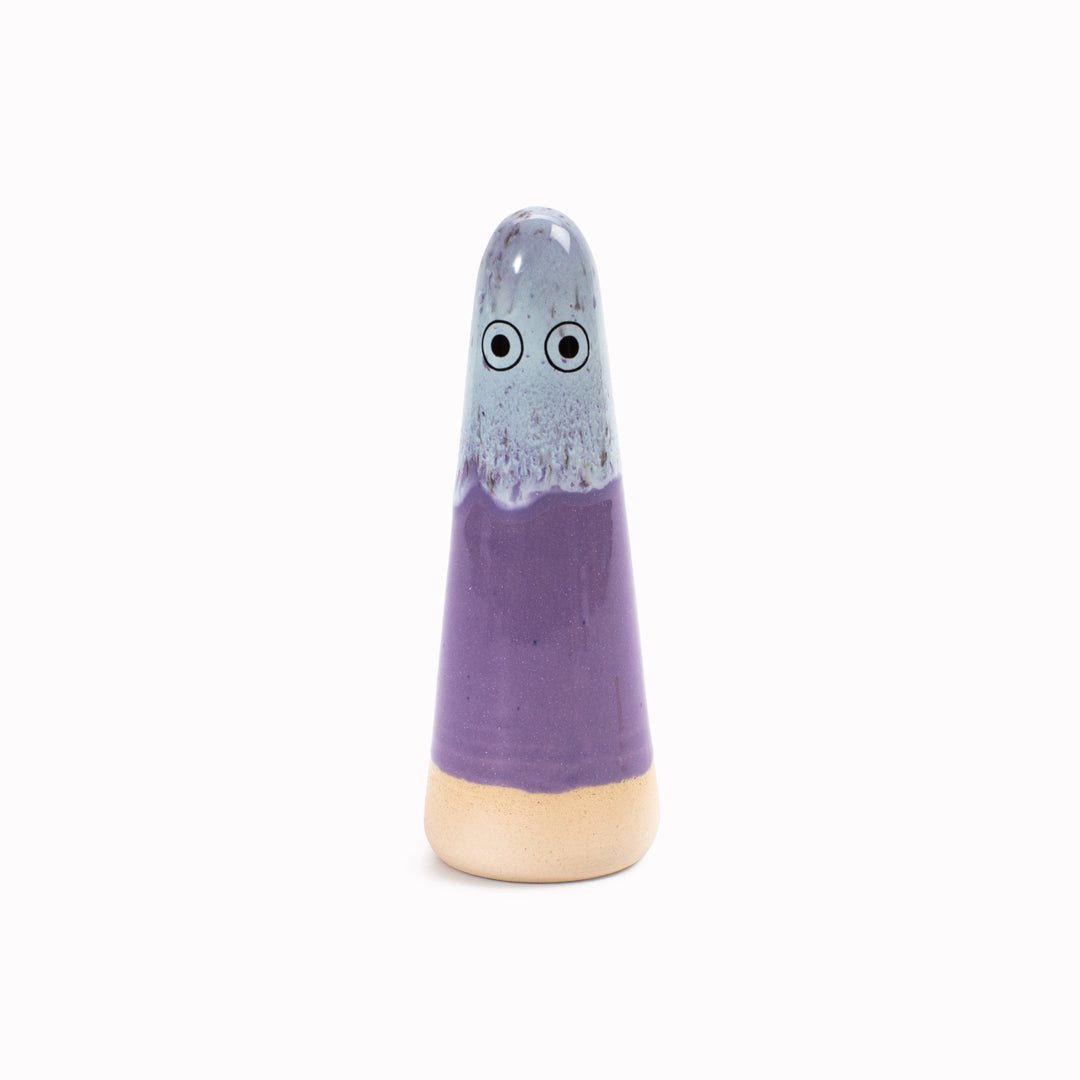 Ghost | Ceramic Figurine | Purple Hues