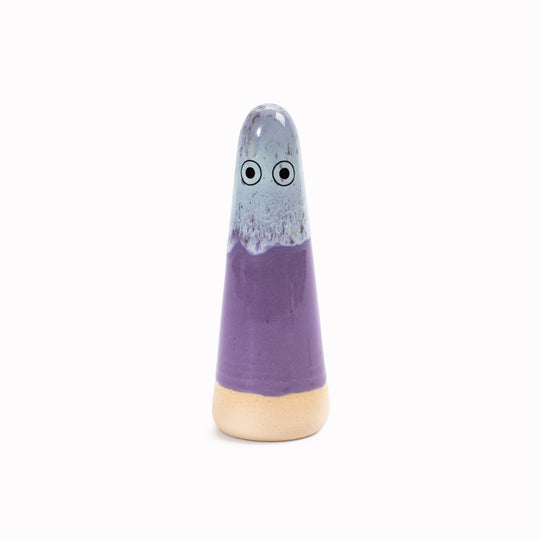 Ghost | Ceramic Figurine | Purple Hues