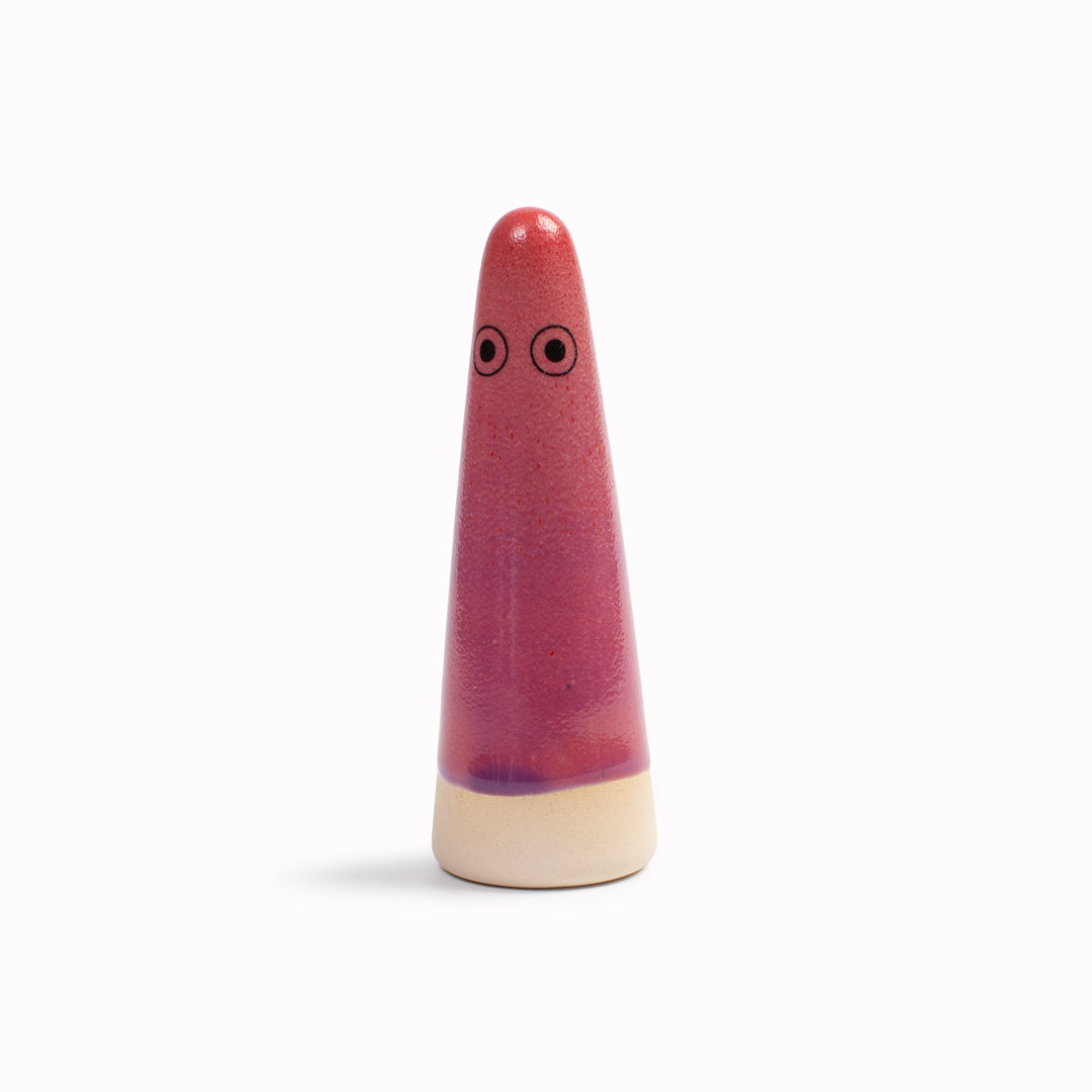 Meet the iconic hand glazed, ceramic Ghost - a personality laden decorative object from Studio Arhoj! Like much of Anders Arhoj's creations, these are inspired by Japanese ceramics but with a Scandinavian twist