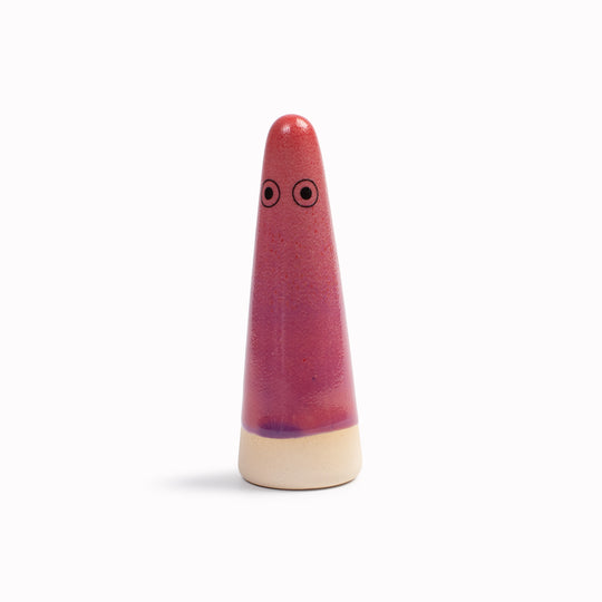 Meet the iconic hand glazed, ceramic Ghost - a personality laden decorative object from Studio Arhoj! Like much of Anders Arhoj's creations, these are inspired by Japanese ceramics but with a Scandinavian twist