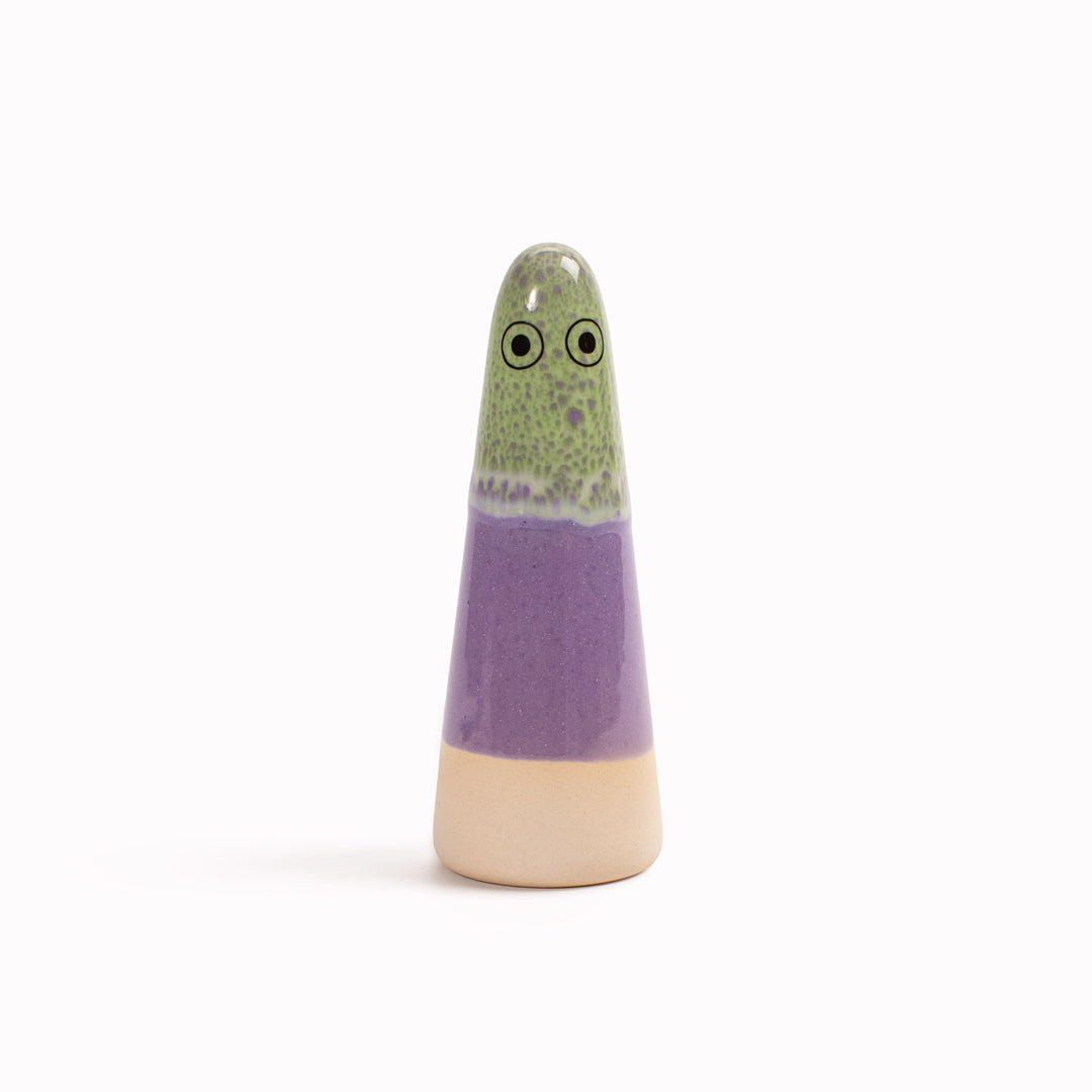 Ghost | Ceramic Figurine | Purple Hues