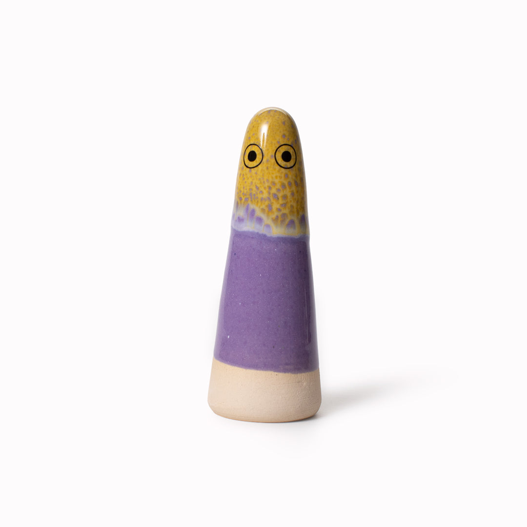 Ghost | Ceramic Figurine | Purple Hues