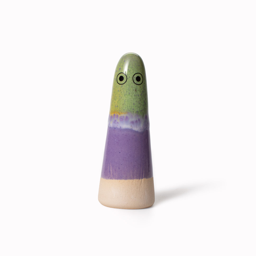 Ghost | Ceramic Figurine | Purple Hues