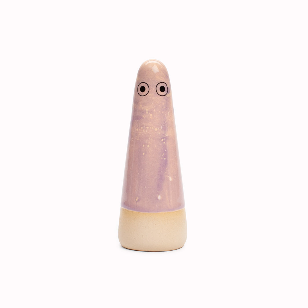 Ghost | Ceramic Figurine | Purple Hues