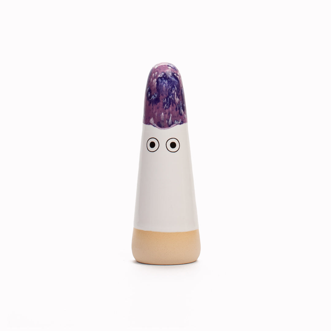 Ghost | Ceramic Figurine | Purple Hues