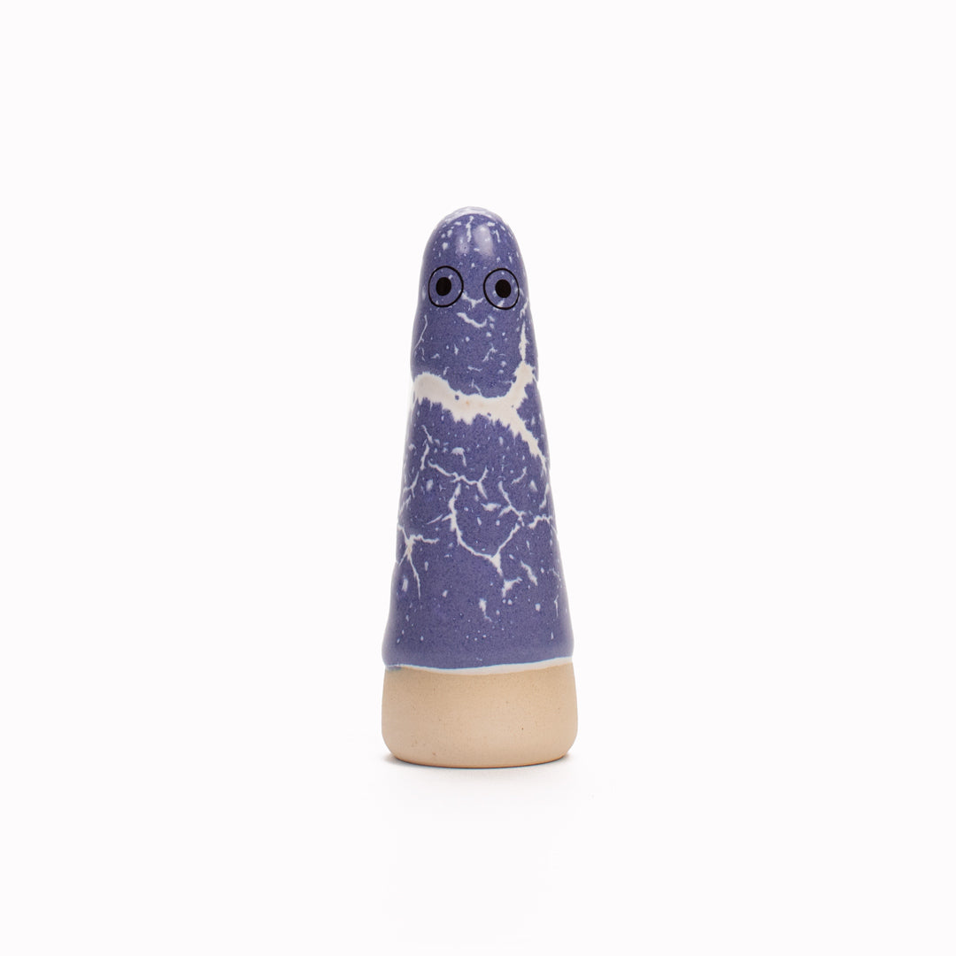 Ghost | Ceramic Figurine | Purple Hues