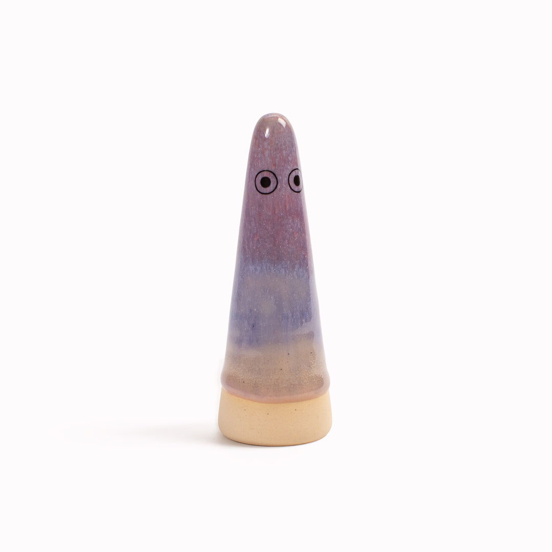 Ghost | Ceramic Figurine | Purple Hues