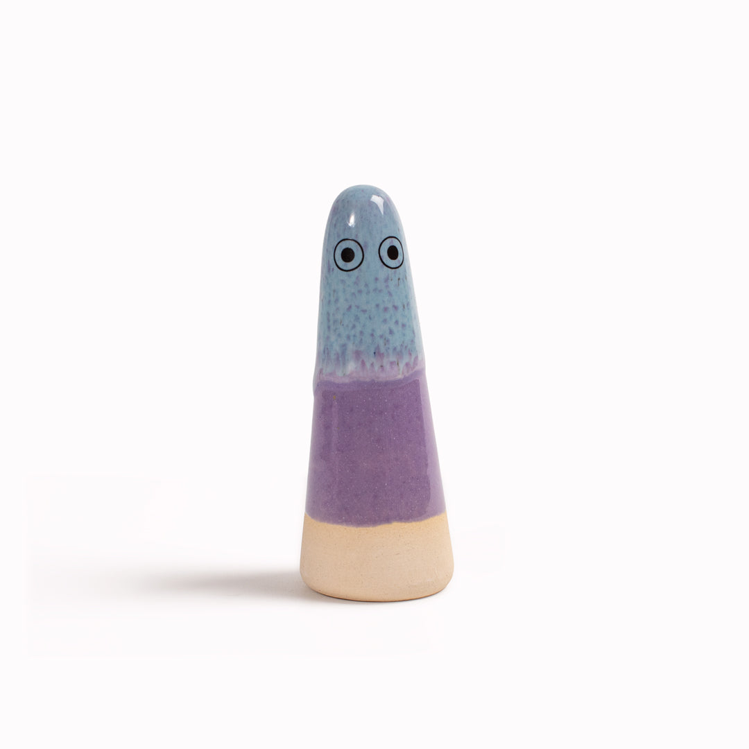 Ghost | Ceramic Figurine | Purple Hues