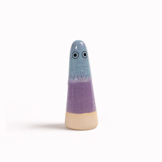 Ghost | Ceramic Figurine | Purple Hues