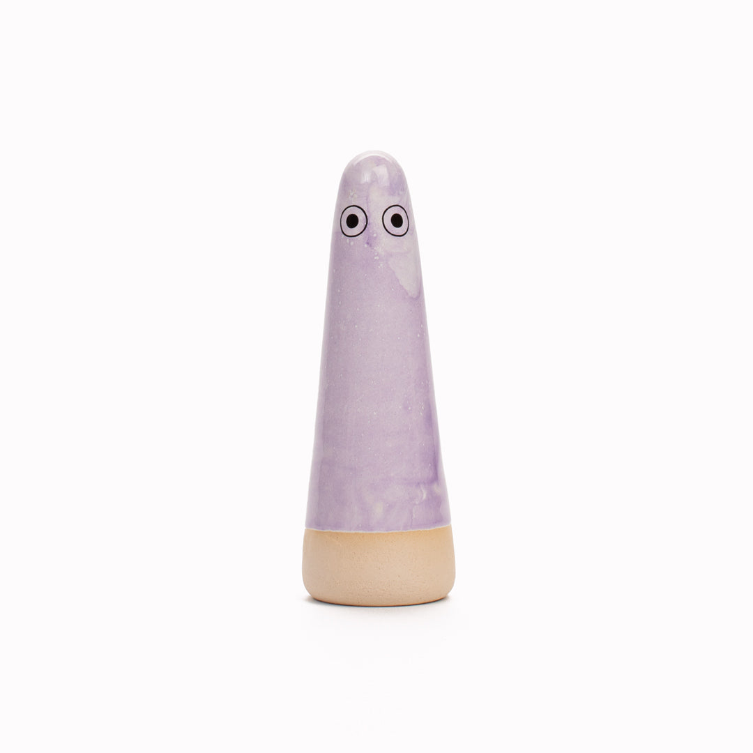 Ghost | Ceramic Figurine | Purple Hues