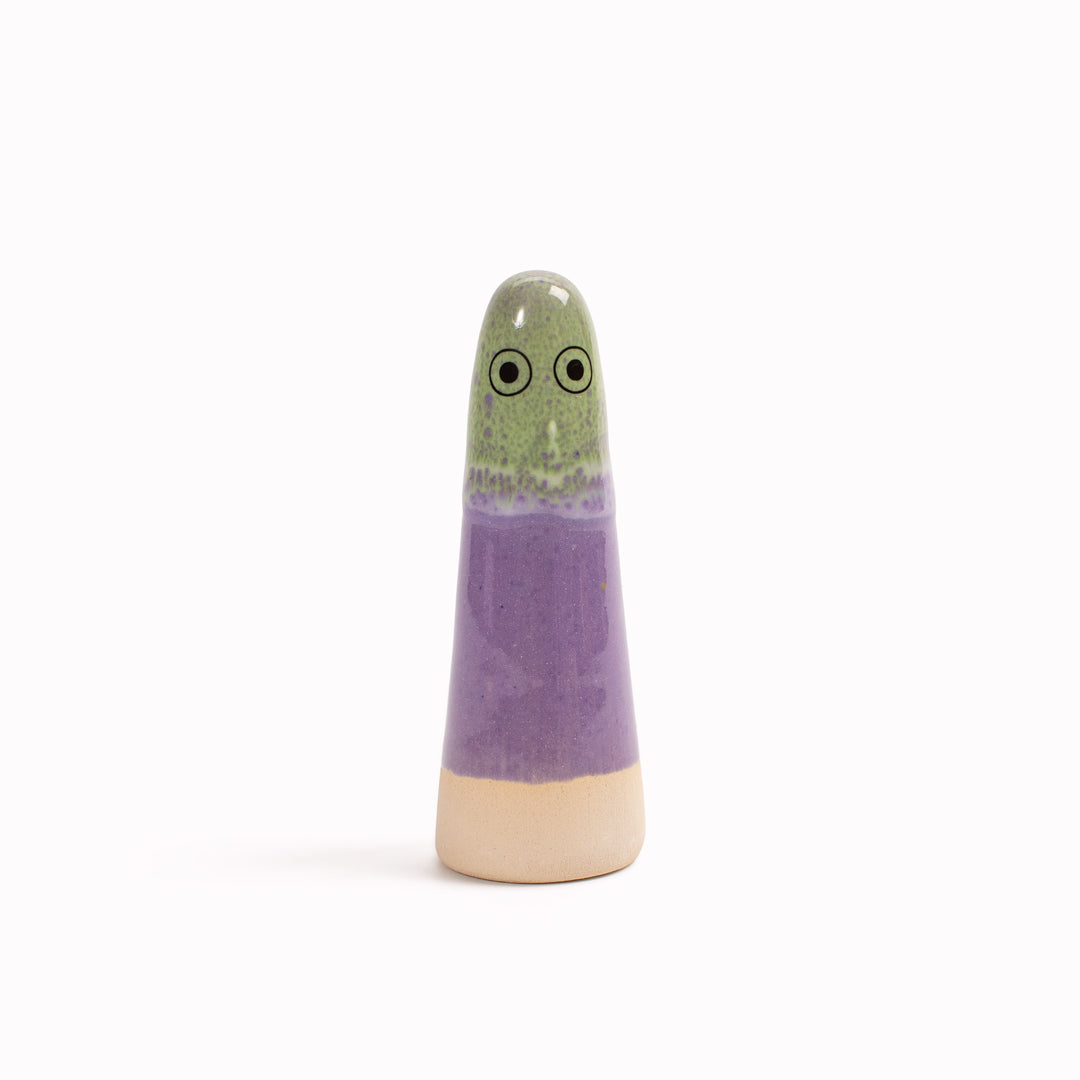 Ghost | Ceramic Figurine | Purple Hues