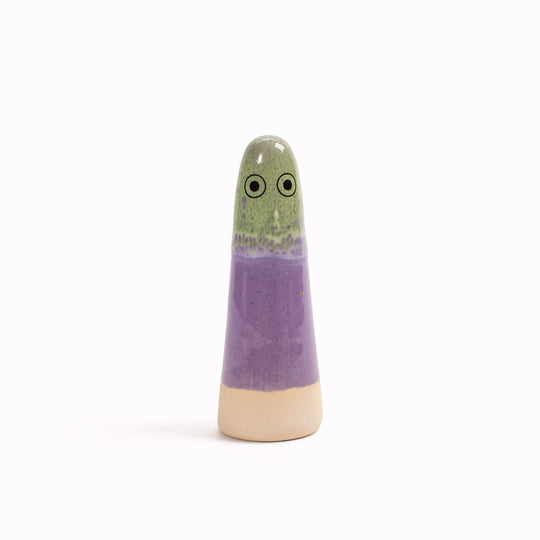 Ghost | Ceramic Figurine | Purple Hues