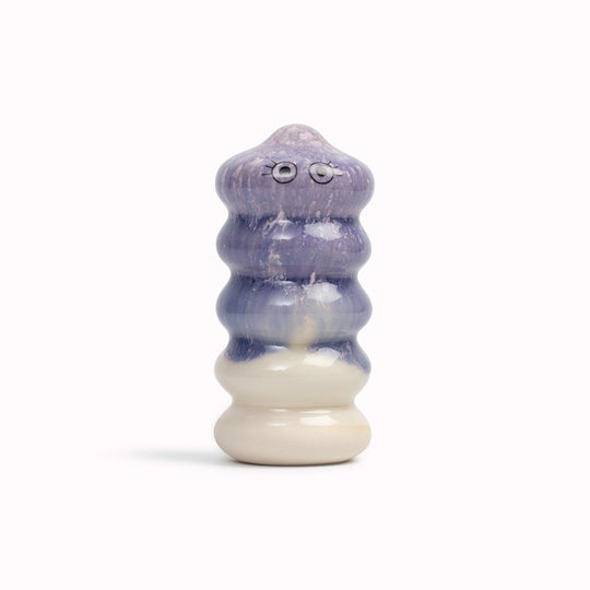 Meet Buru!&nbsp;Buru is a&nbsp;ridged cylinder&nbsp;shaped, hand glazed ceramic&nbsp;figurine&nbsp;created as a close relative of the classic Arhoj Ghost.