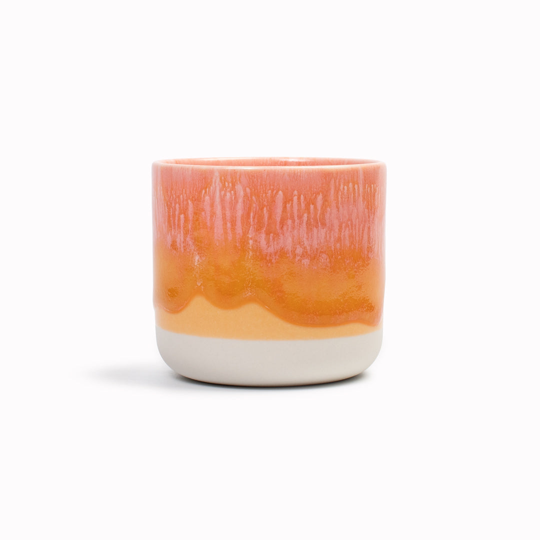 The vibrant orange and yellow Mandarin&nbsp;is handmade in Denmark - meaning glaze colour and finish will never be exactly the same on any two items, but this is absolutely a part of their unique appeal.