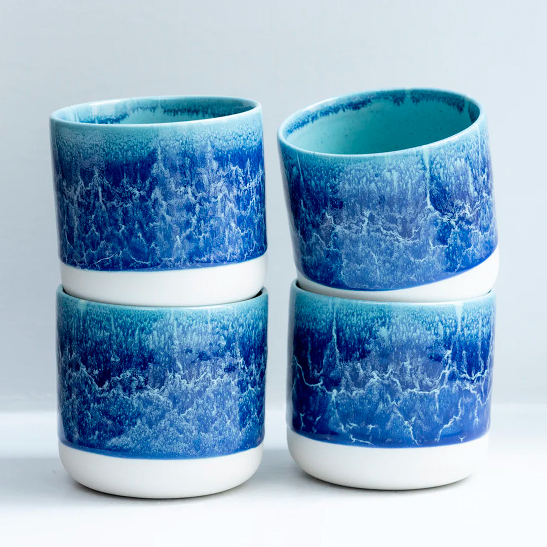 Quench Cup | Ceramic Drip Glazed Cup | Mariana