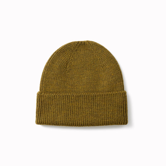 Merino Seamless Beanie | Army Green