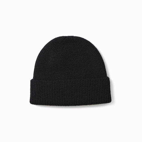 Merino Seamless Beanie | Black