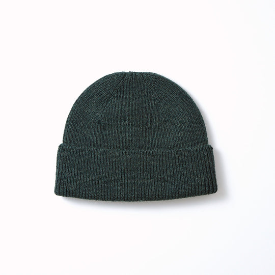 Merino Seamless Beanie | Forest Green