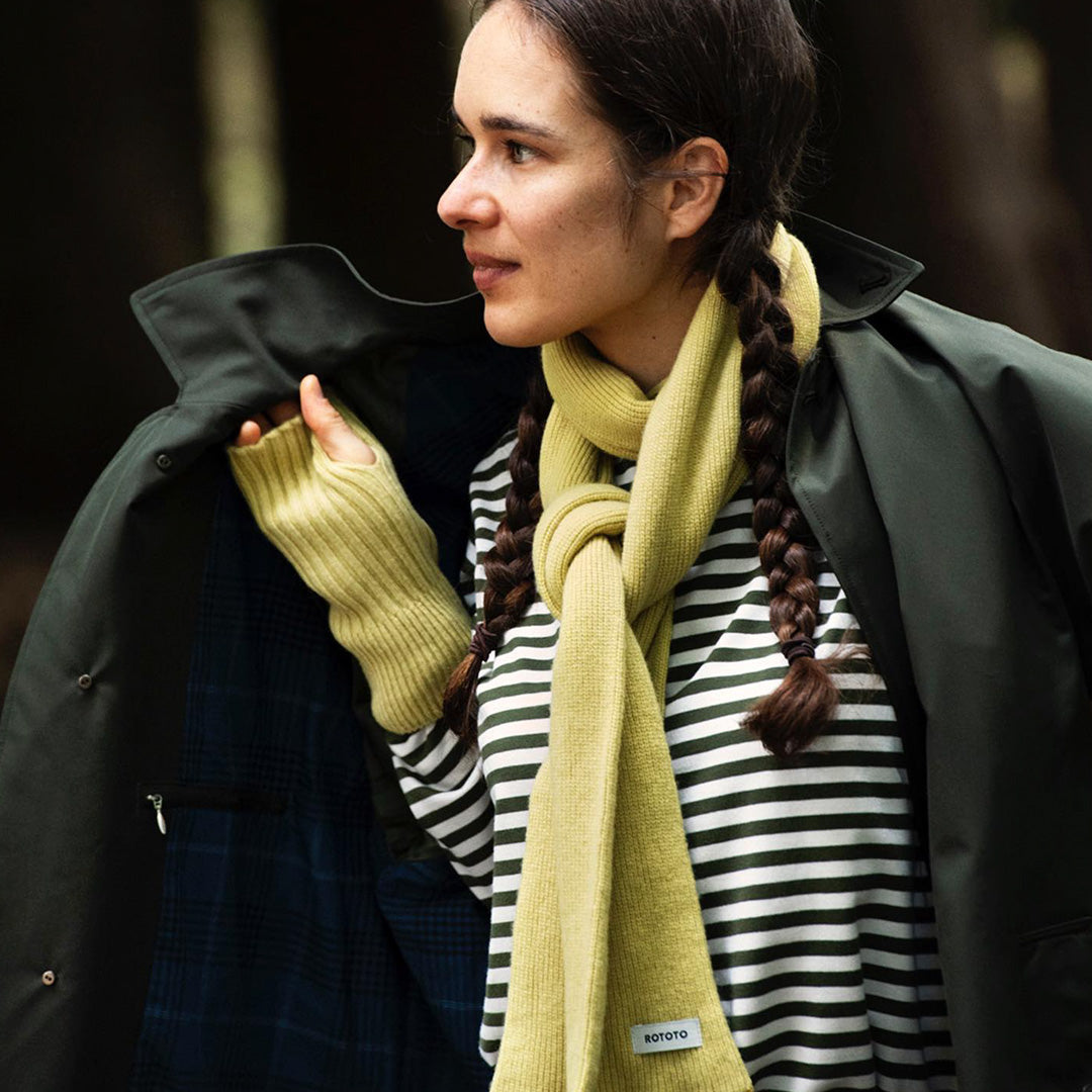 Sock Stole Scarf | Gold