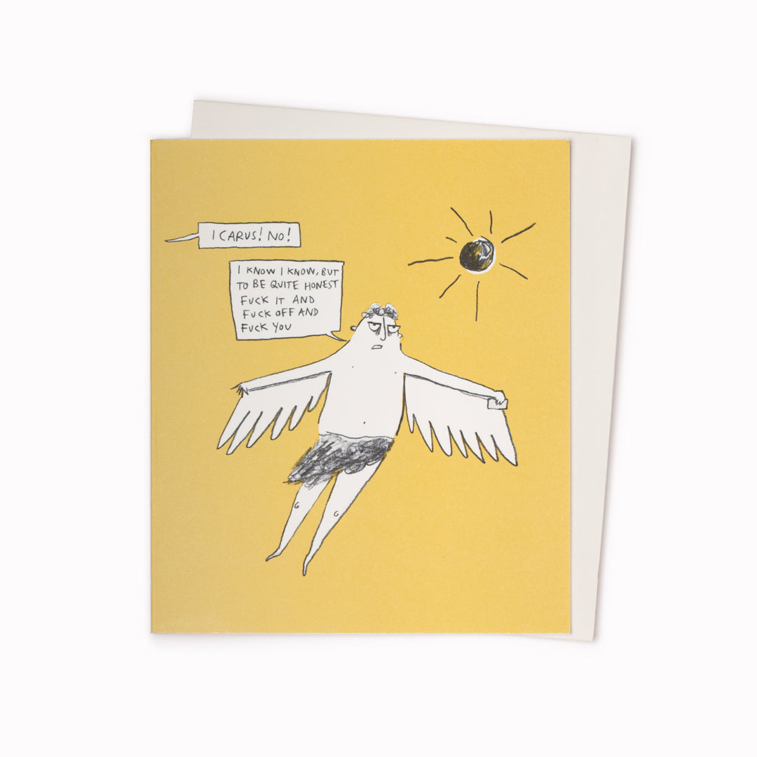 Icarus | Humour Greeting Card