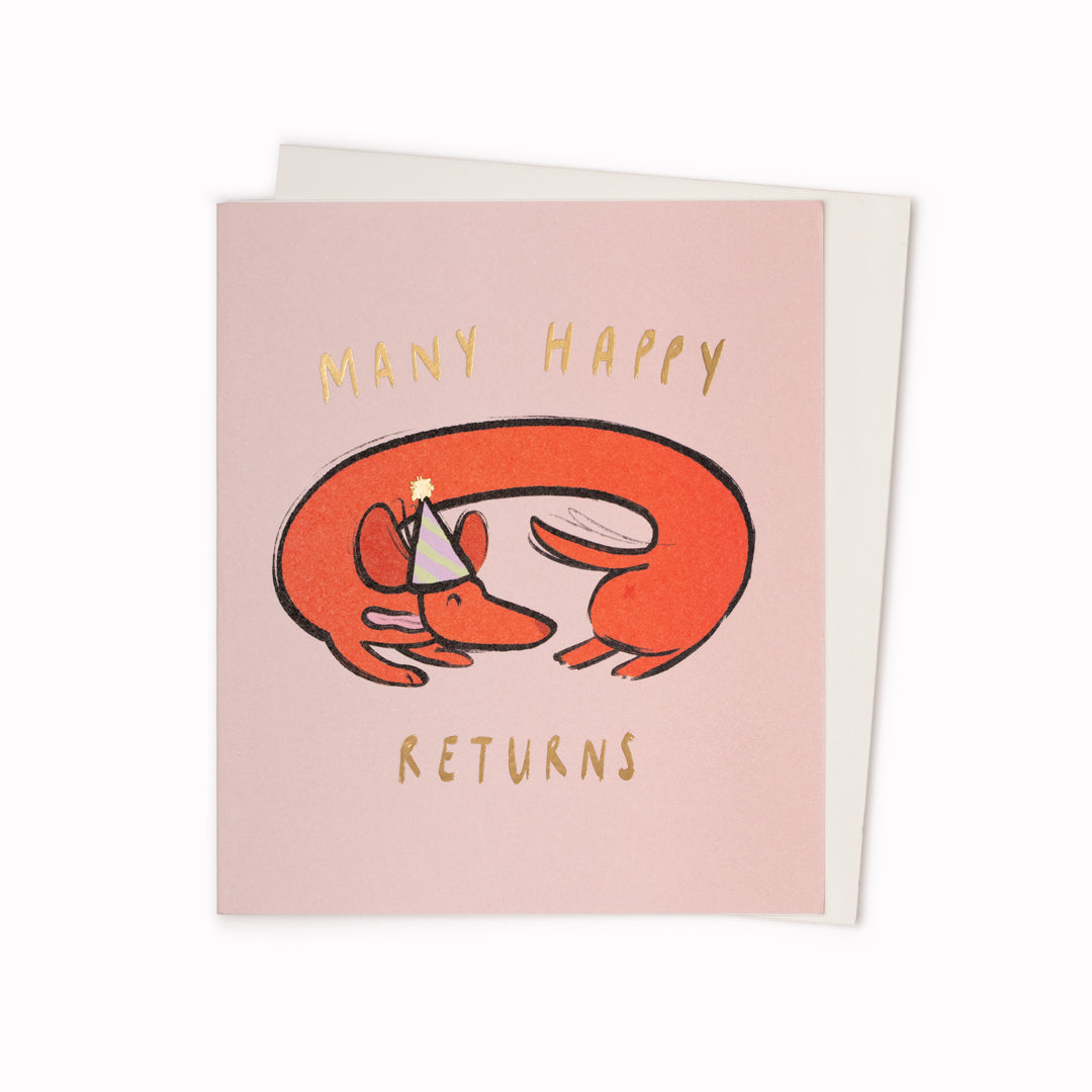 Many Happy Returns | Birthday Greeting Card