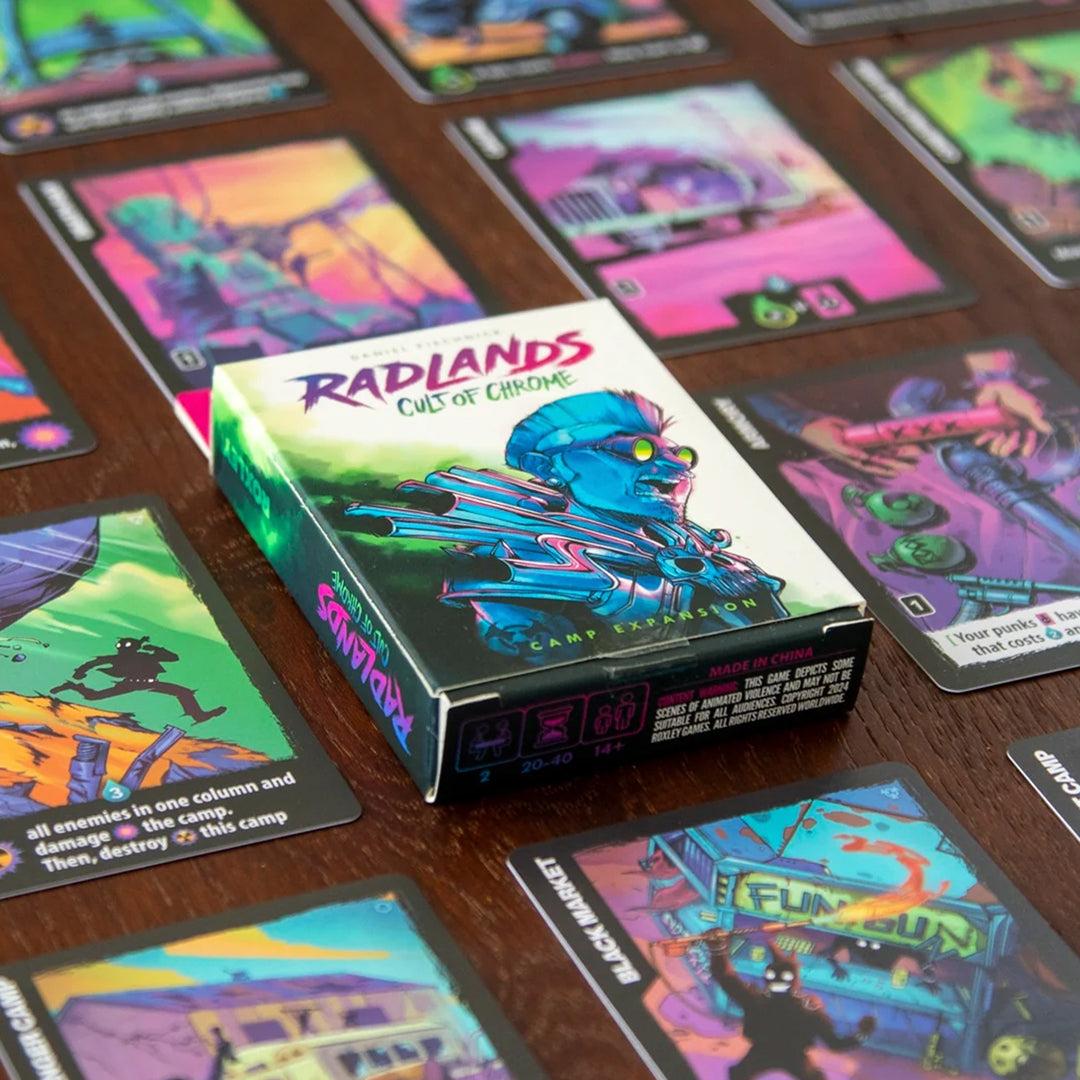 Lifestyle - Radlands is a 2 player card game where the players act as leaders of rival gangs of post apocalyptic survivors. 