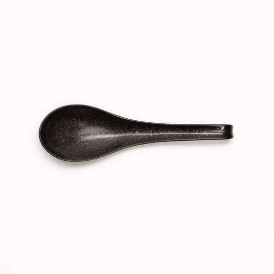 Ceramic Ramen Spoon | Black