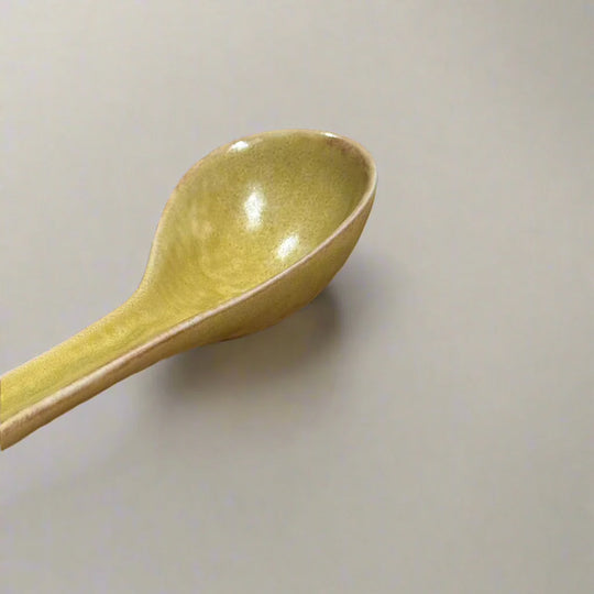 Ceramic Appetiser Spoon | Ochre