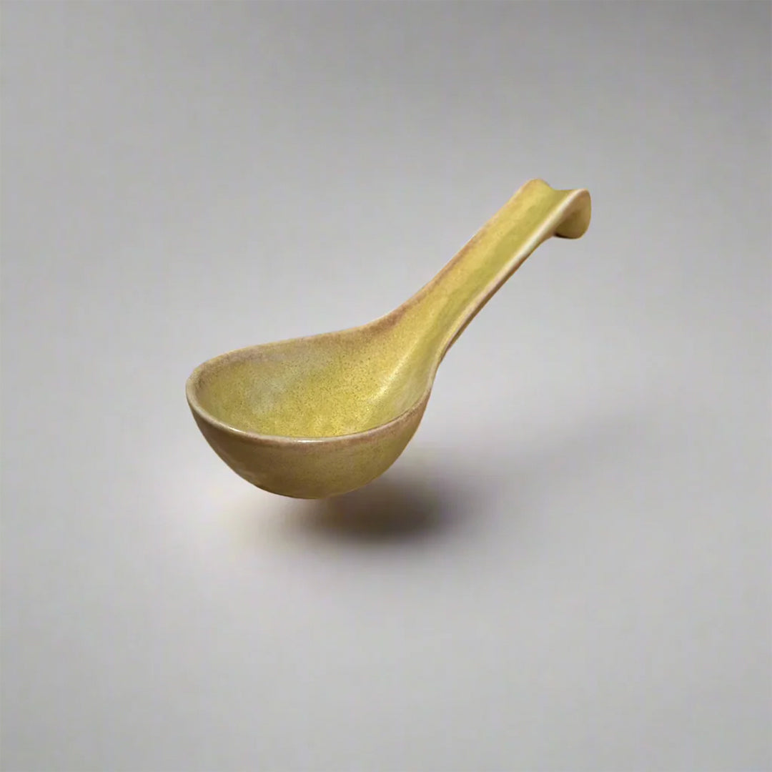 Ceramic Appetiser Spoon | Ochre