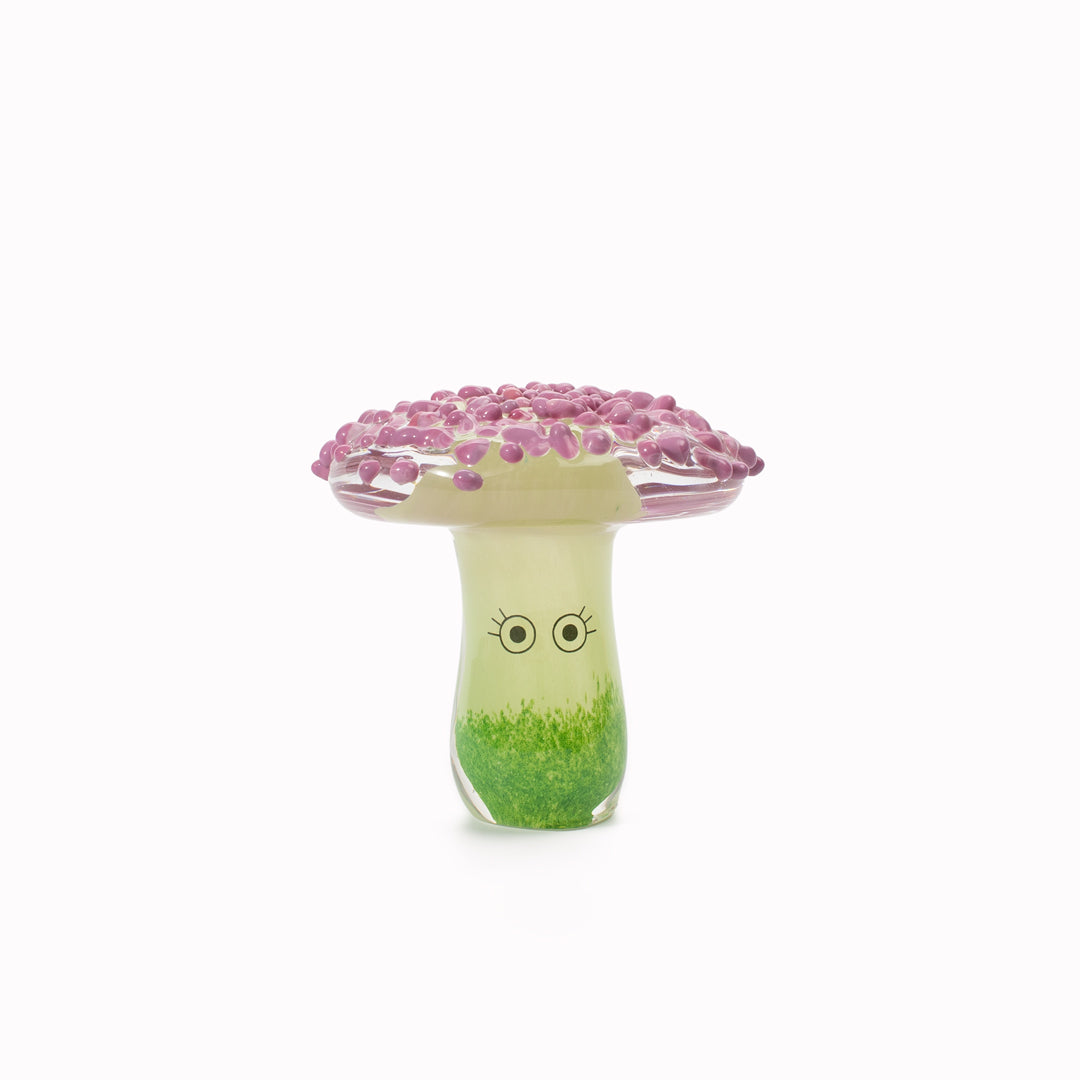 Crystal Blob | Glass Figurine | Speckled Shroom