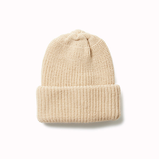 Cozy Chunky Beanie | Raw Beige