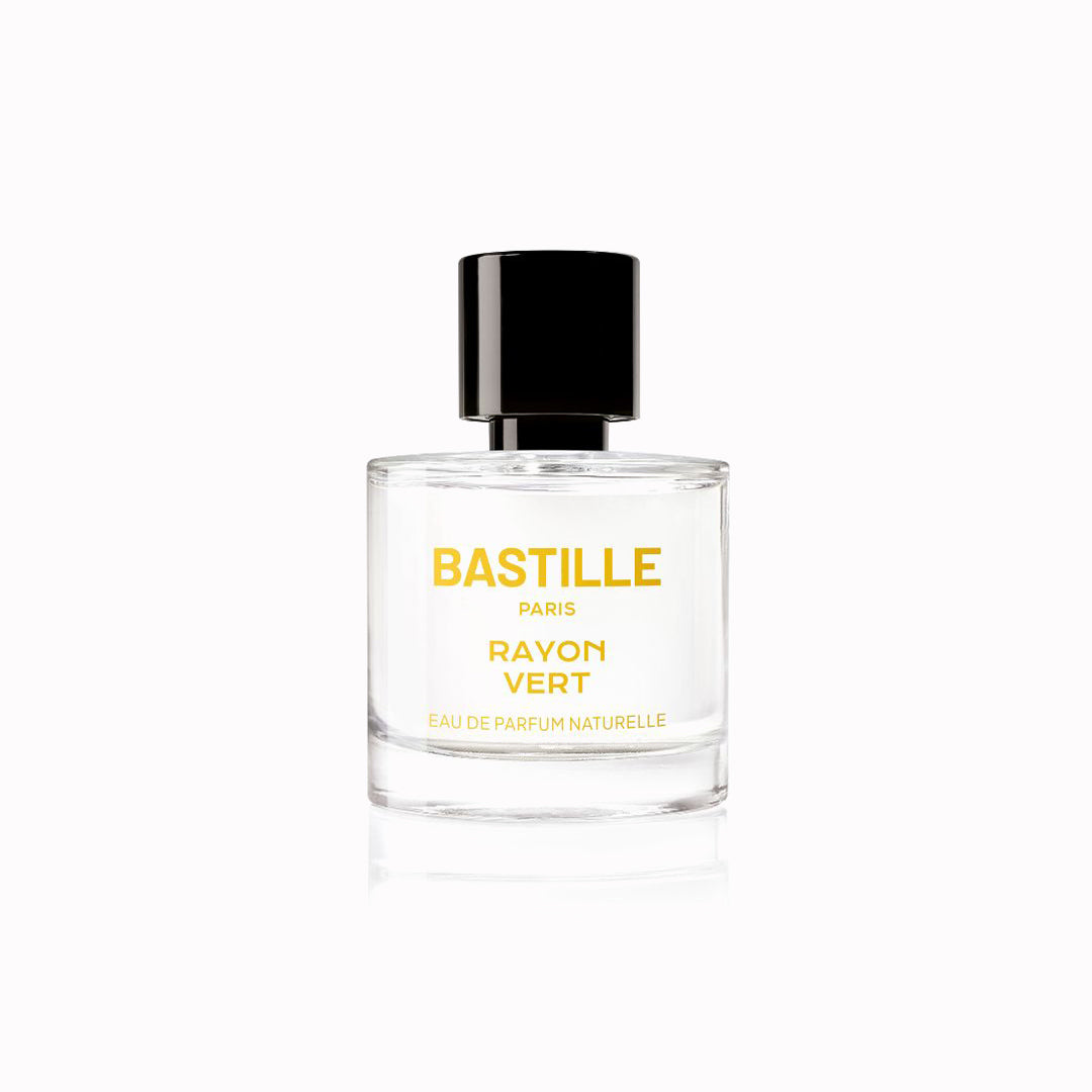 Rayon Vert by Bastille is a green floral natural eau de parfum that is dazzling green water: summery, joyful, aromatic and luminous! 50ml bottle