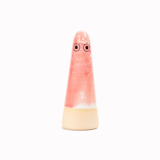 Ghost | Ceramic Figurine | Red Hues