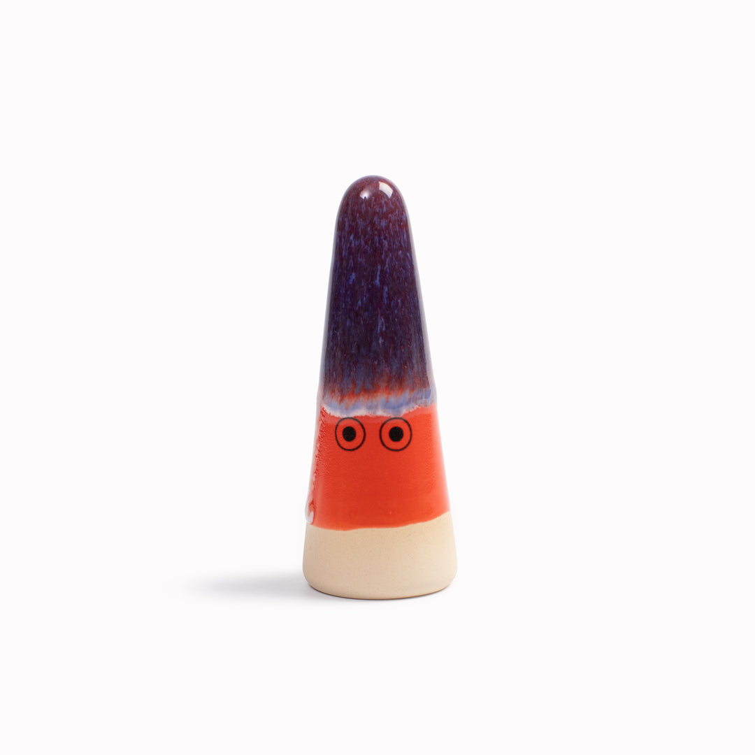 Ghost | Ceramic Figurine | Red Hues