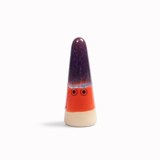 Ghost | Ceramic Figurine | Red Hues