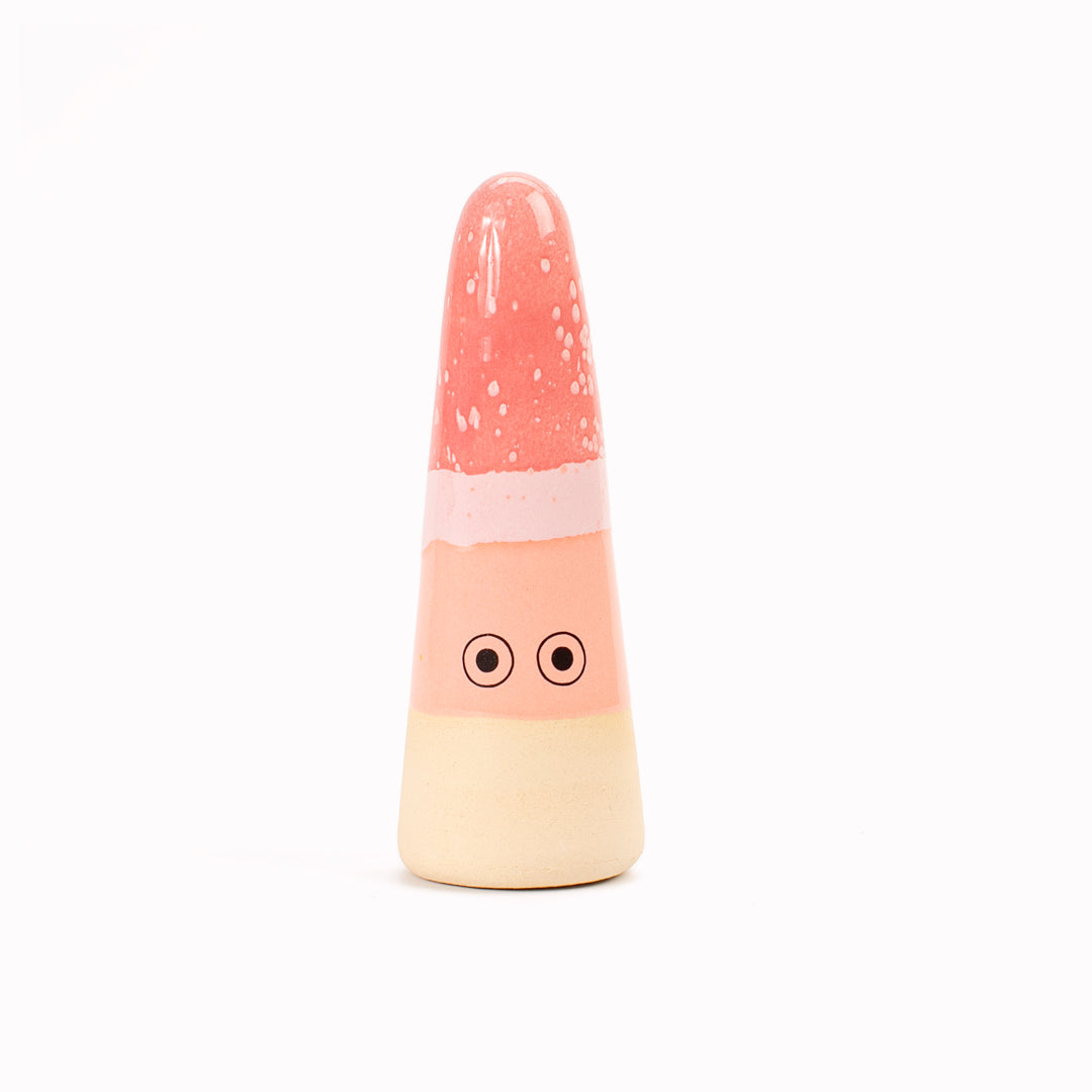 Ghost | Ceramic Figurine | Red Hues