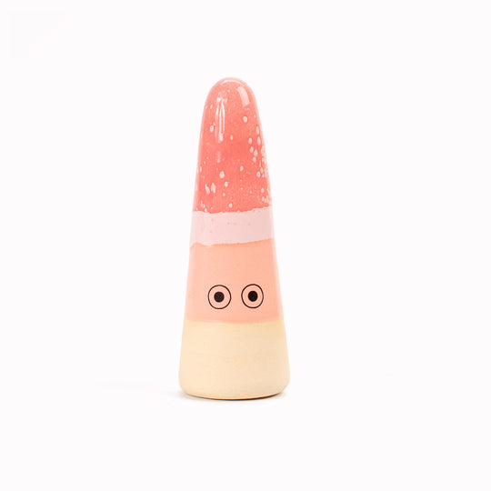 Ghost | Ceramic Figurine | Red Hues
