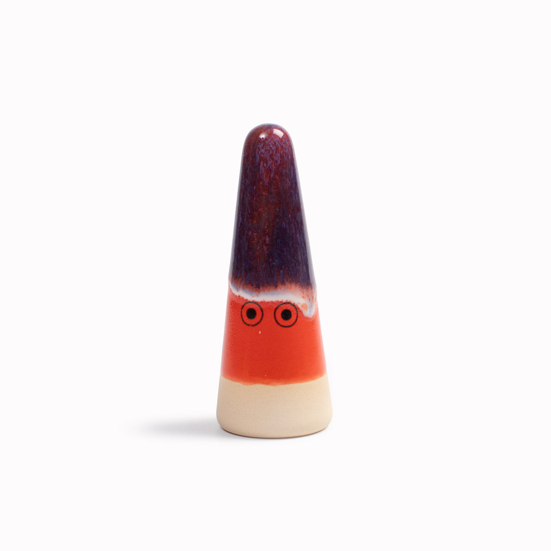Ghost | Ceramic Figurine | Red Hues