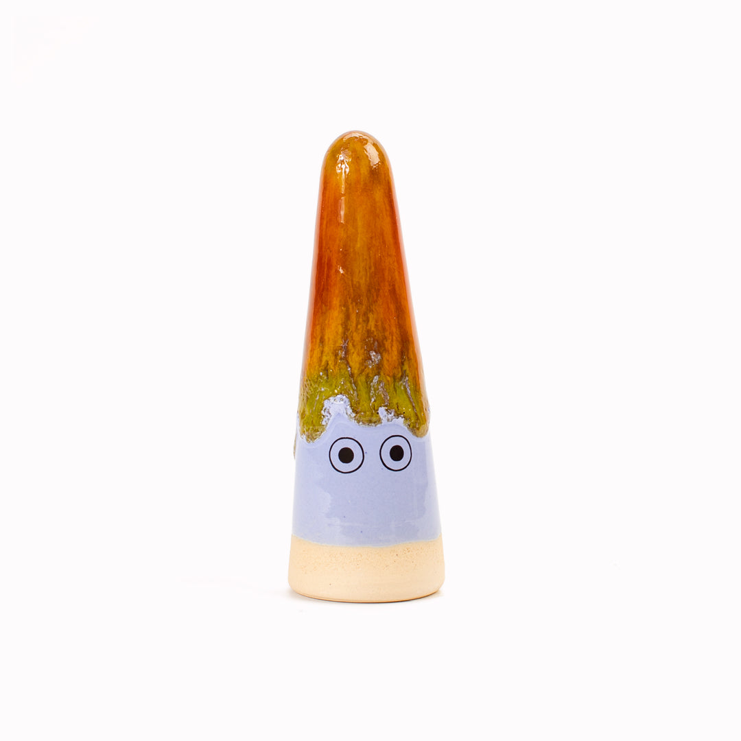 Ghost | Ceramic Figurine | Red Hues
