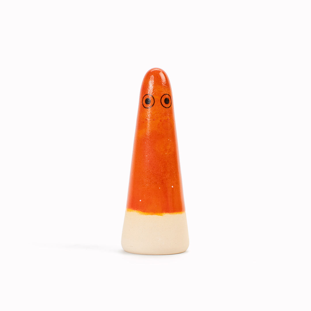 Ghost | Ceramic Figurine | Red Hues