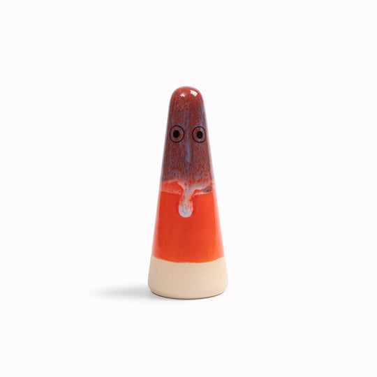 Ghost | Ceramic Figurine | Red Hues