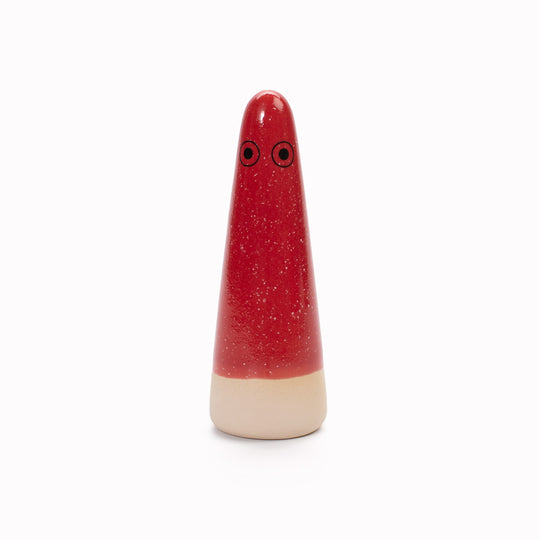 Ghost | Ceramic Figurine | Red Hues