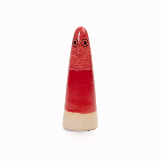 Ghost | Ceramic Figurine | Red Hues