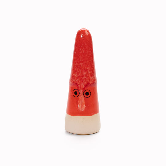 Ghost | Ceramic Figurine | Red Hues