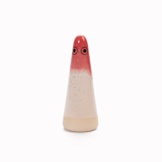Ghost | Ceramic Figurine | Red Hues