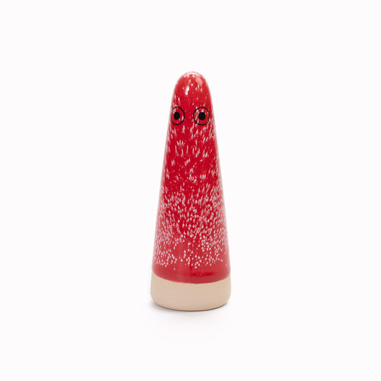 Ghost | Ceramic Figurine | Red Hues