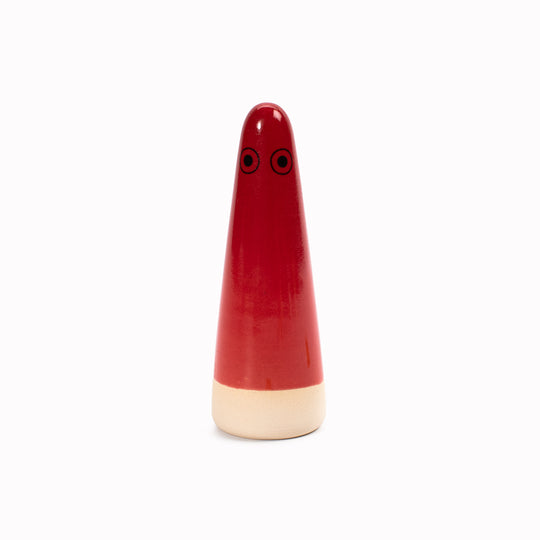Ghost | Ceramic Figurine | Red Hues