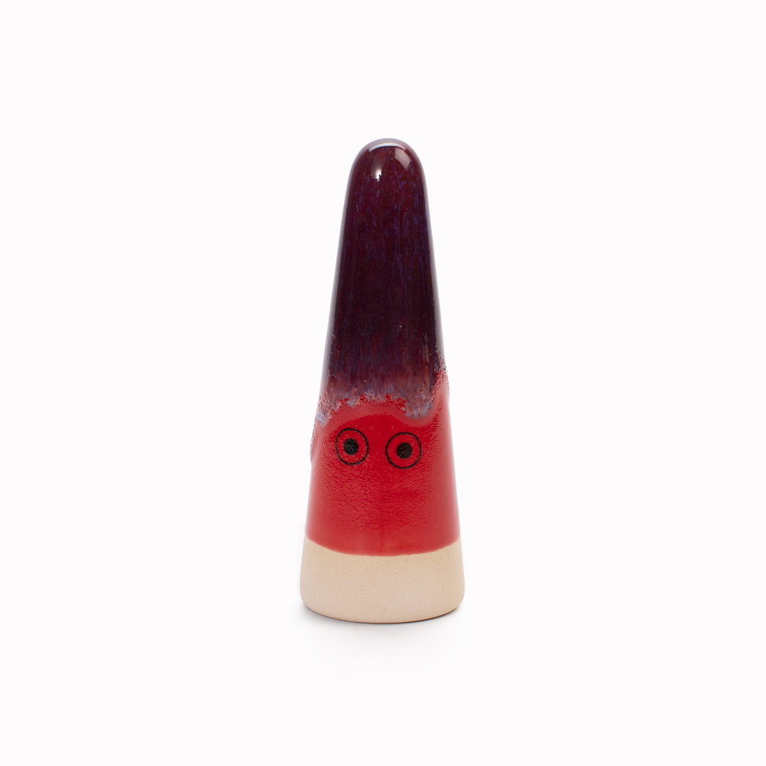 Ghost | Ceramic Figurine | Red Hues