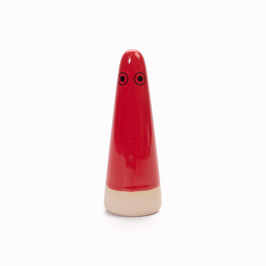 Ghost | Ceramic Figurine | Red Hues